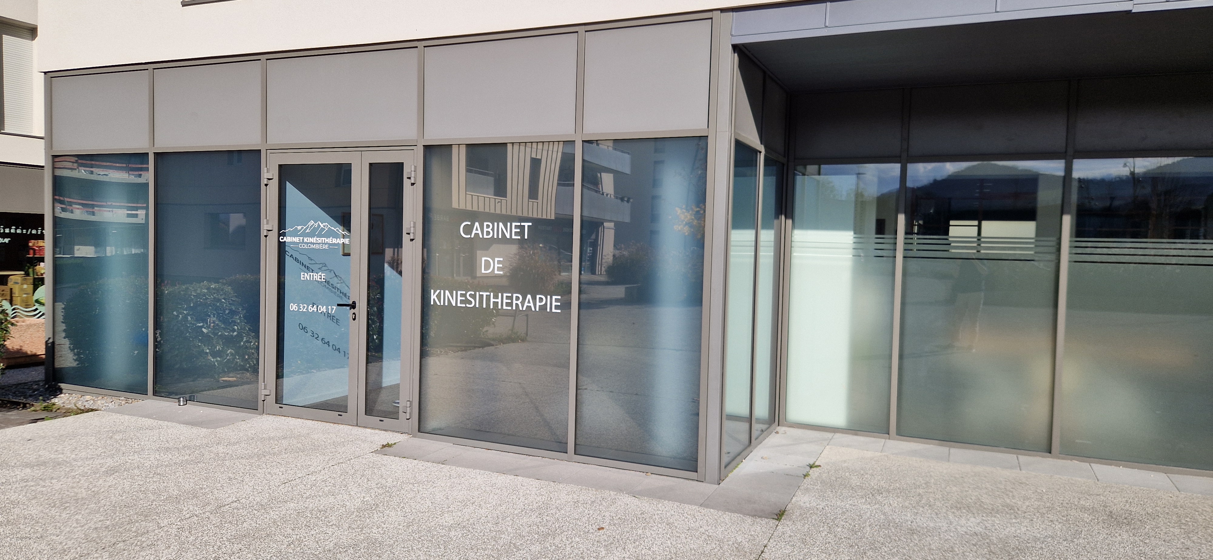 Vue extérieure du cabinet de kinésithérapie